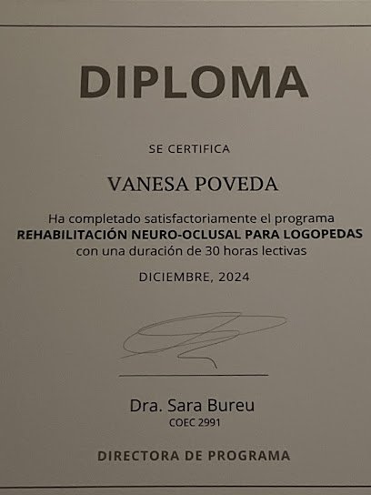 Vanesa Poveda Logopeda